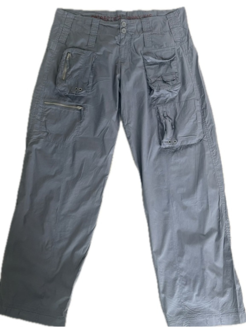 Pete & Greta by Johnny Was | Grey Cargo Pants | sz 10